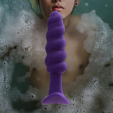 VeDO Twist Plug VIbrating Butt Plug - Purple